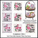 (image for) Pillow Chat - FLAMINGO TRIO I